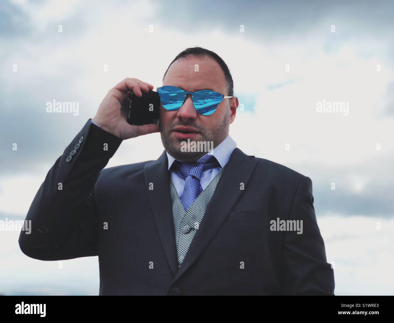 Business man portrait - Image de stock capturée avec un smartphone