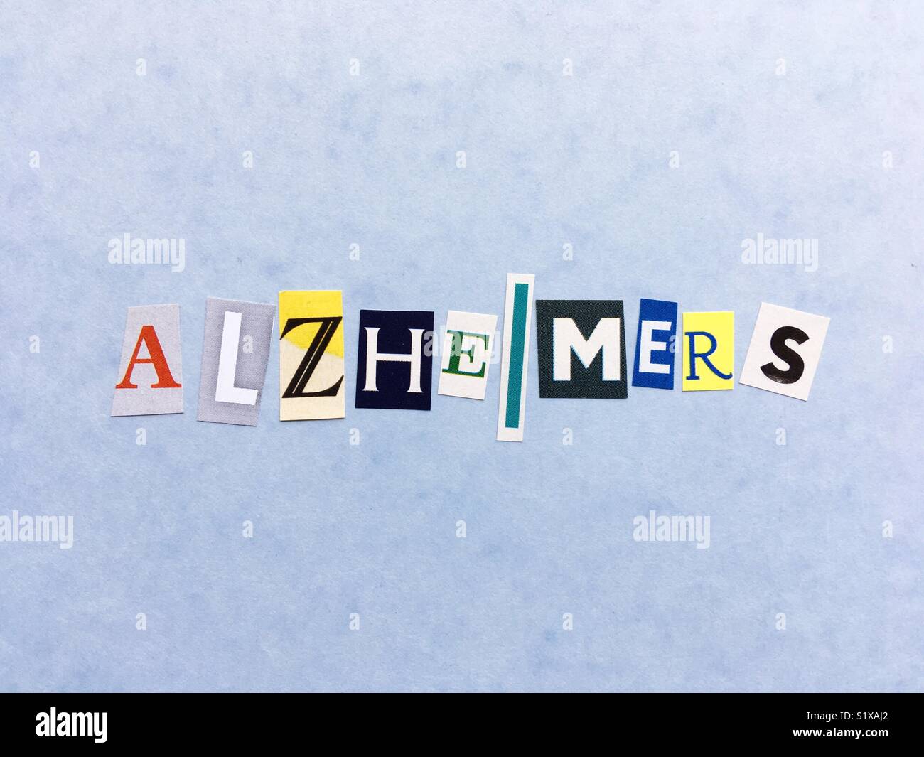 Maladie d’Alzheimer Banque D'Images
