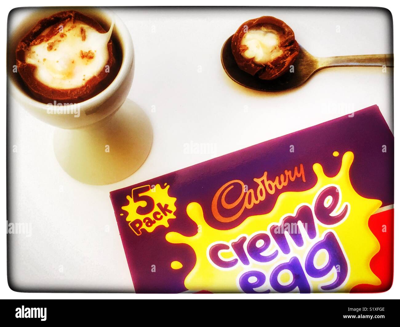 Cadbury creme egg Banque D'Images