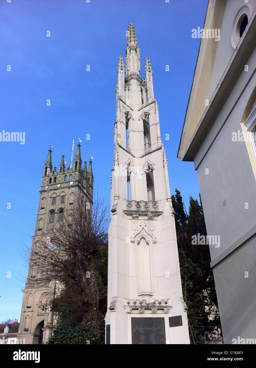 War Memorial, Warwick - Image de stock capturée avec un smartphone