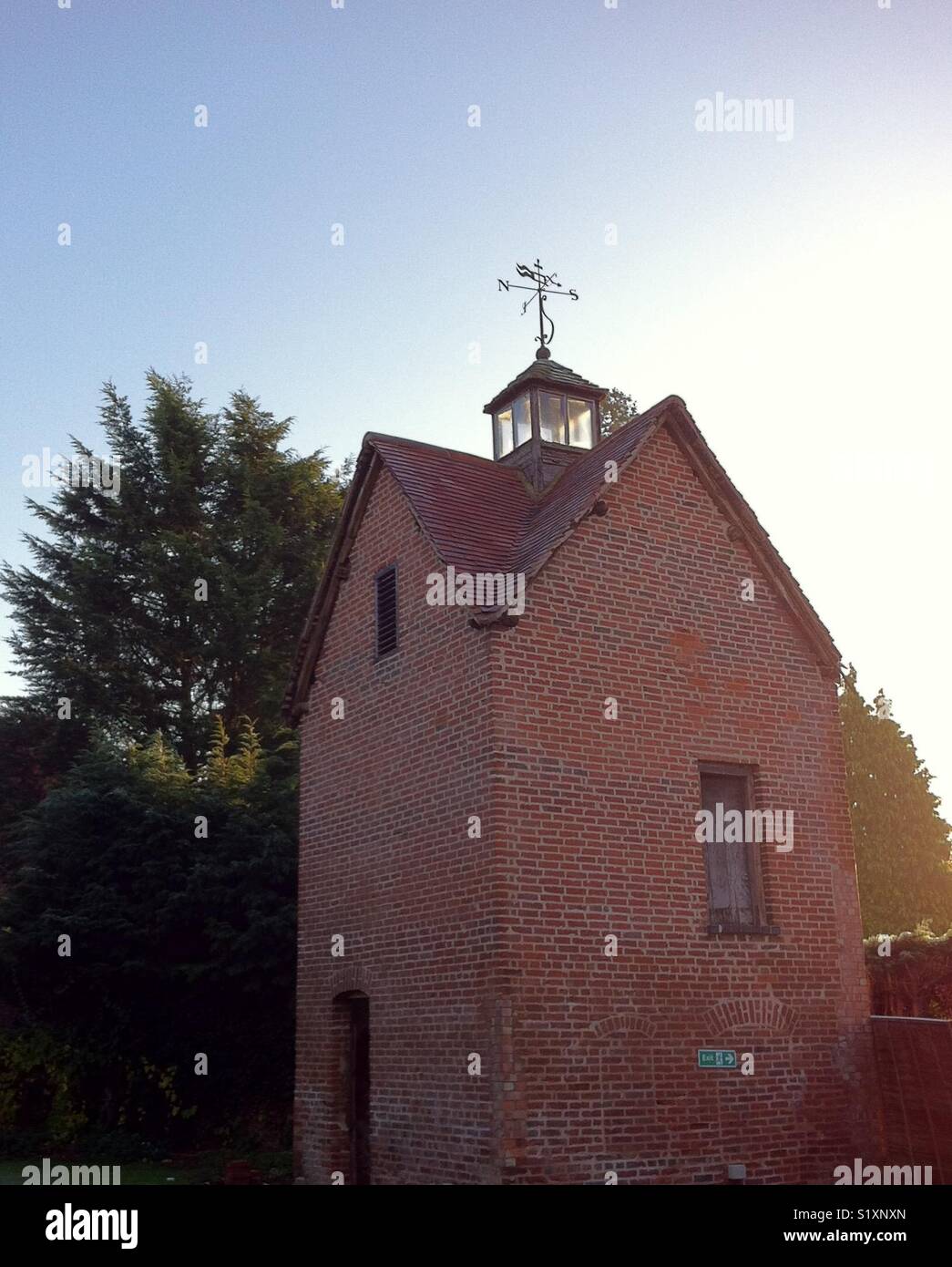 Pigeonnier dans la lumière du matin Banque D'Images