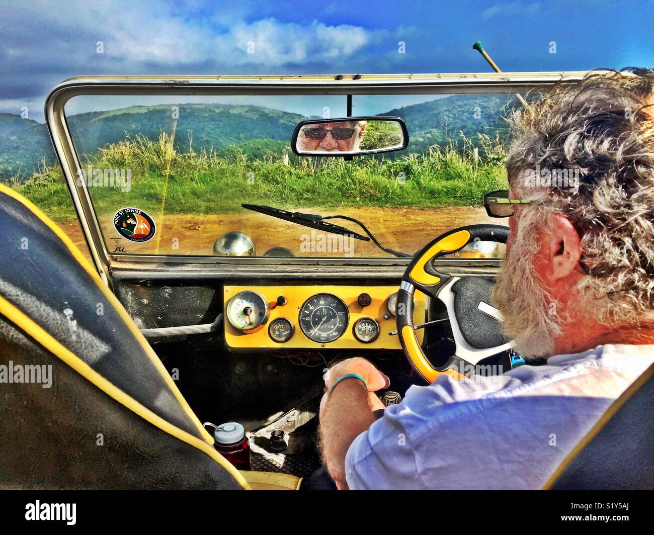 Dune Buggy dans l'Afrique du Sud Banque D'Images