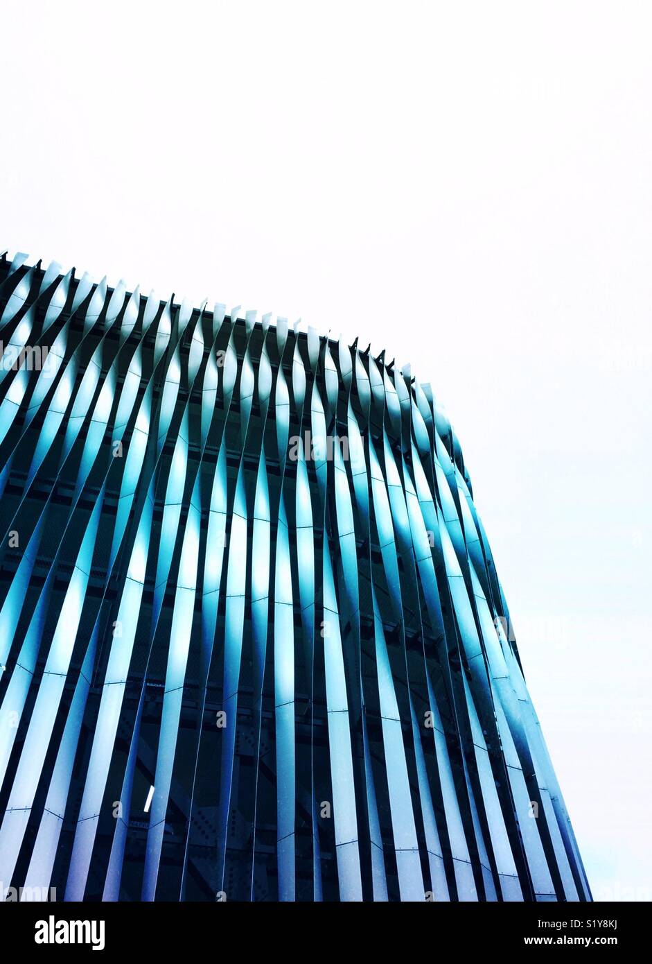 L'architecture moderne à Leeds, Yorkshire Banque D'Images