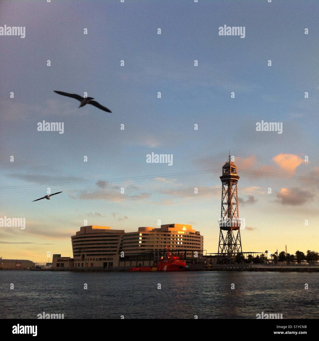 Barcelona World Trade Center Banque D'Images