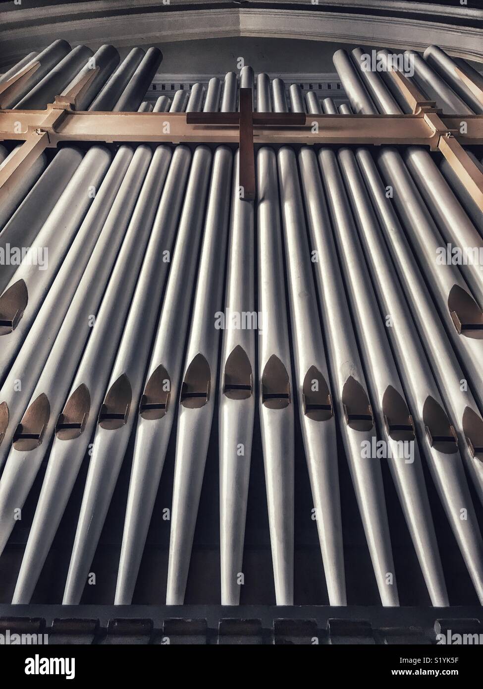 Orgue de l'église, Close up - Image de stock capturée avec un smartphone