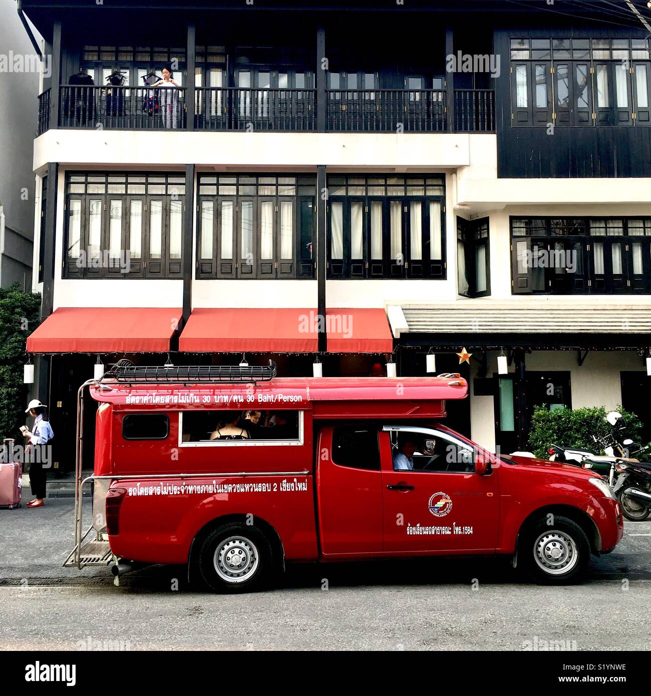 Des taxis locaux, Chiang Mai Banque D'Images