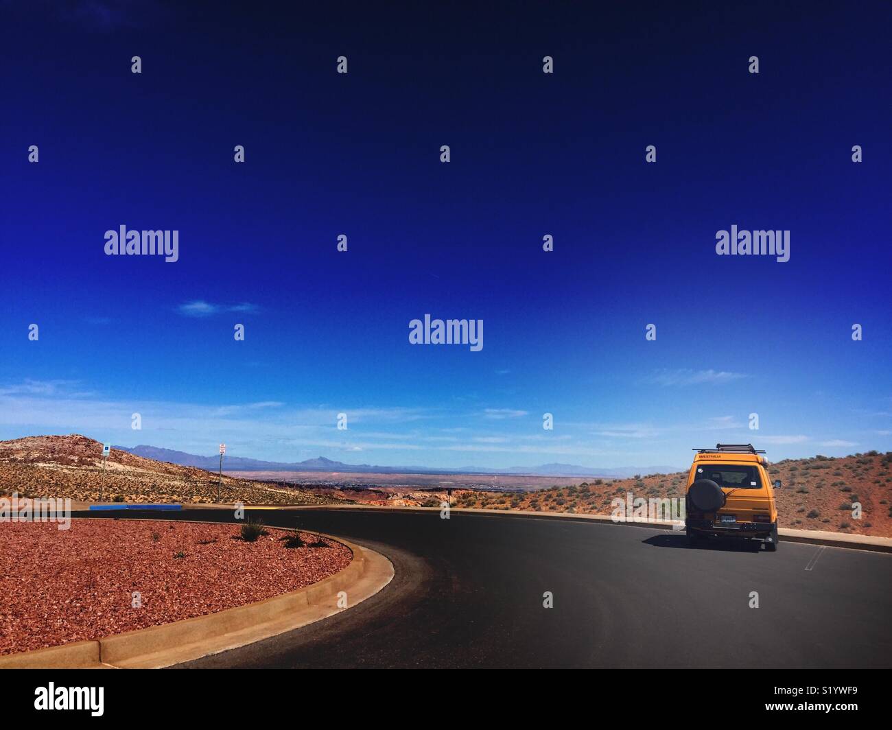 Road tripping # vanlife - Image de stock capturée avec un smartphone