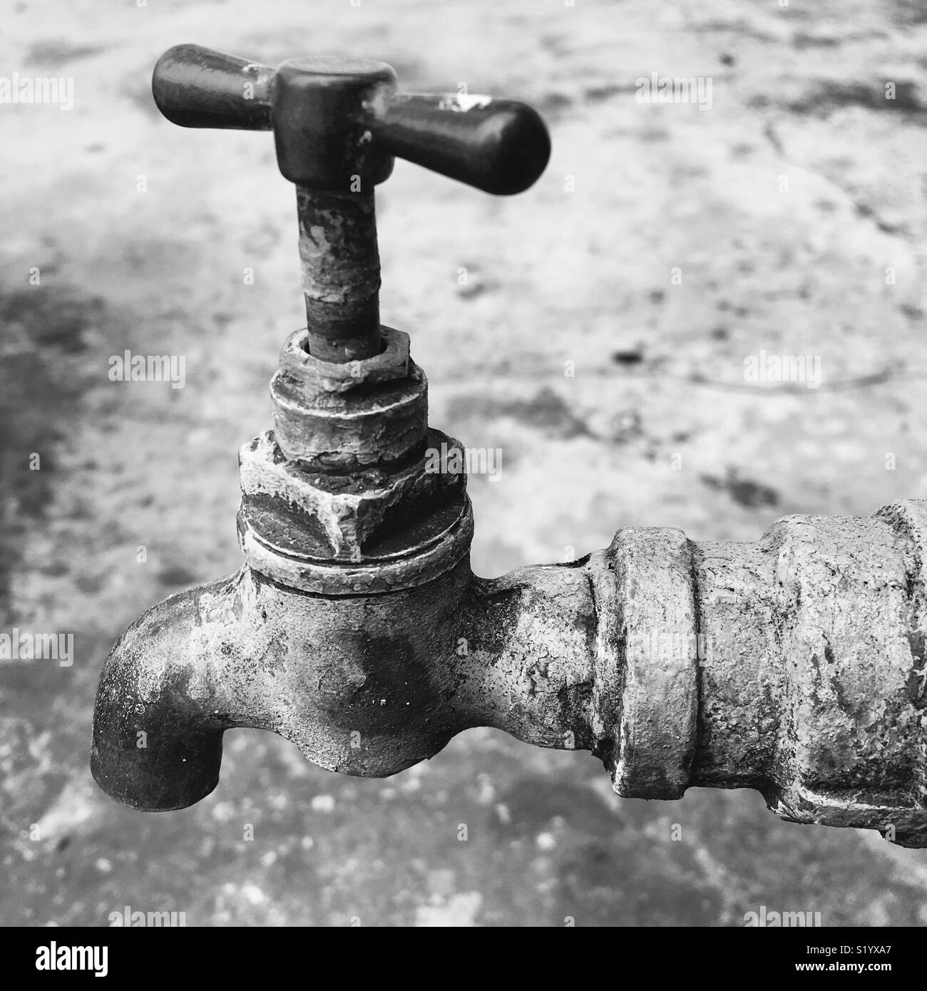 L’eau du robinet - Image de stock capturée avec un smartphone
