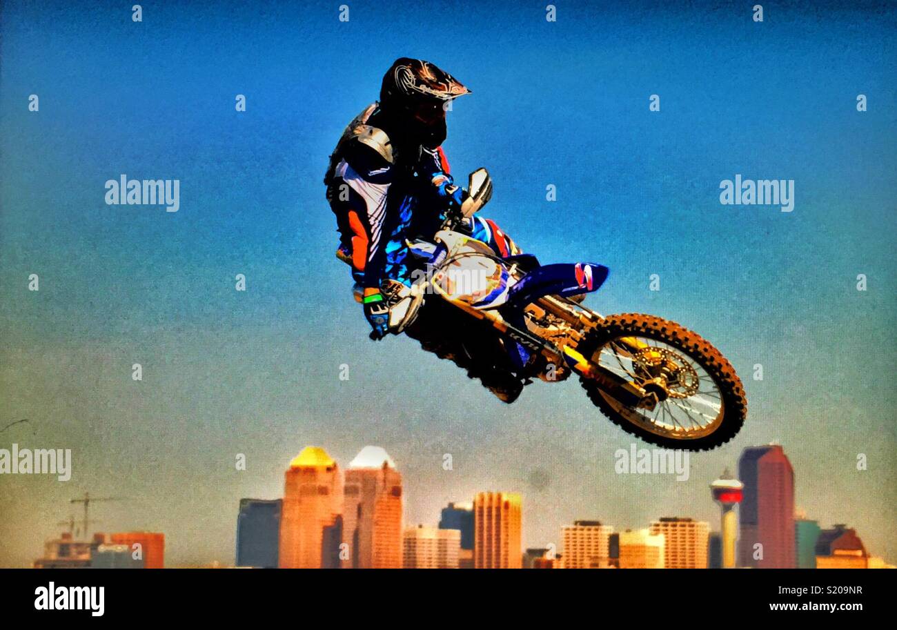 Motocross Moto - Image de stock capturée avec un smartphone
