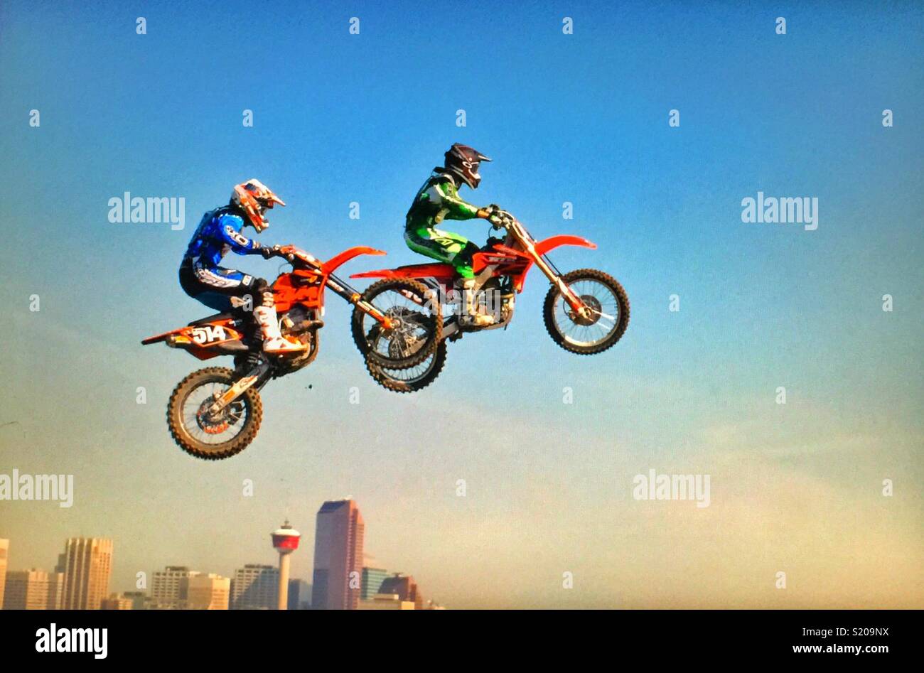Motocross Moto - Image de stock capturée avec un smartphone