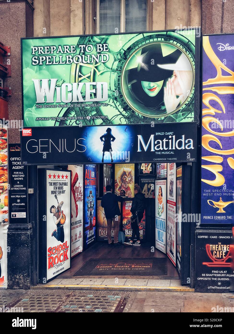 Box office Londres - Image de stock capturée avec un smartphone