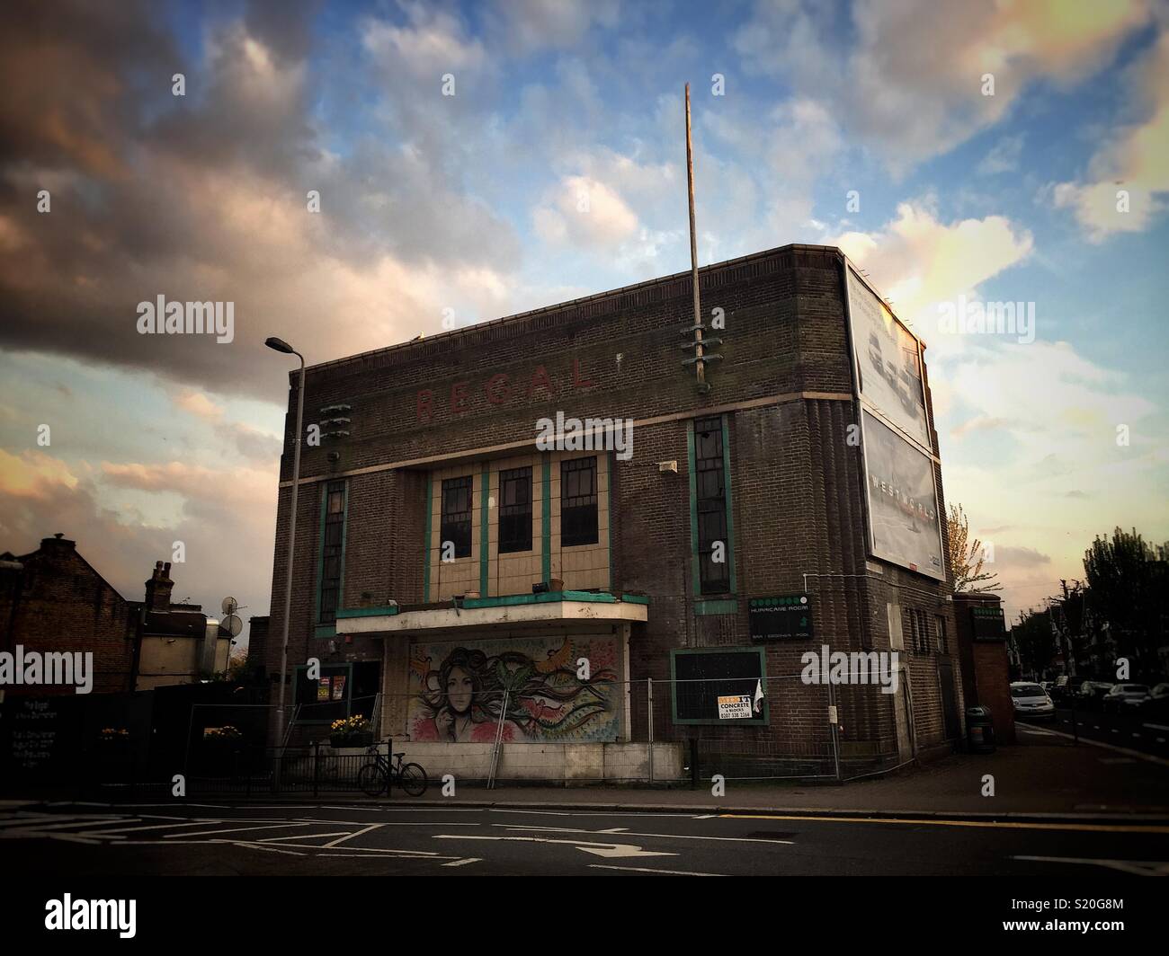 Regal Cinema, Highams Park, Waltham Forest, Londres. Le point d'être développé par le cinéma de Rio. Banque D'Images