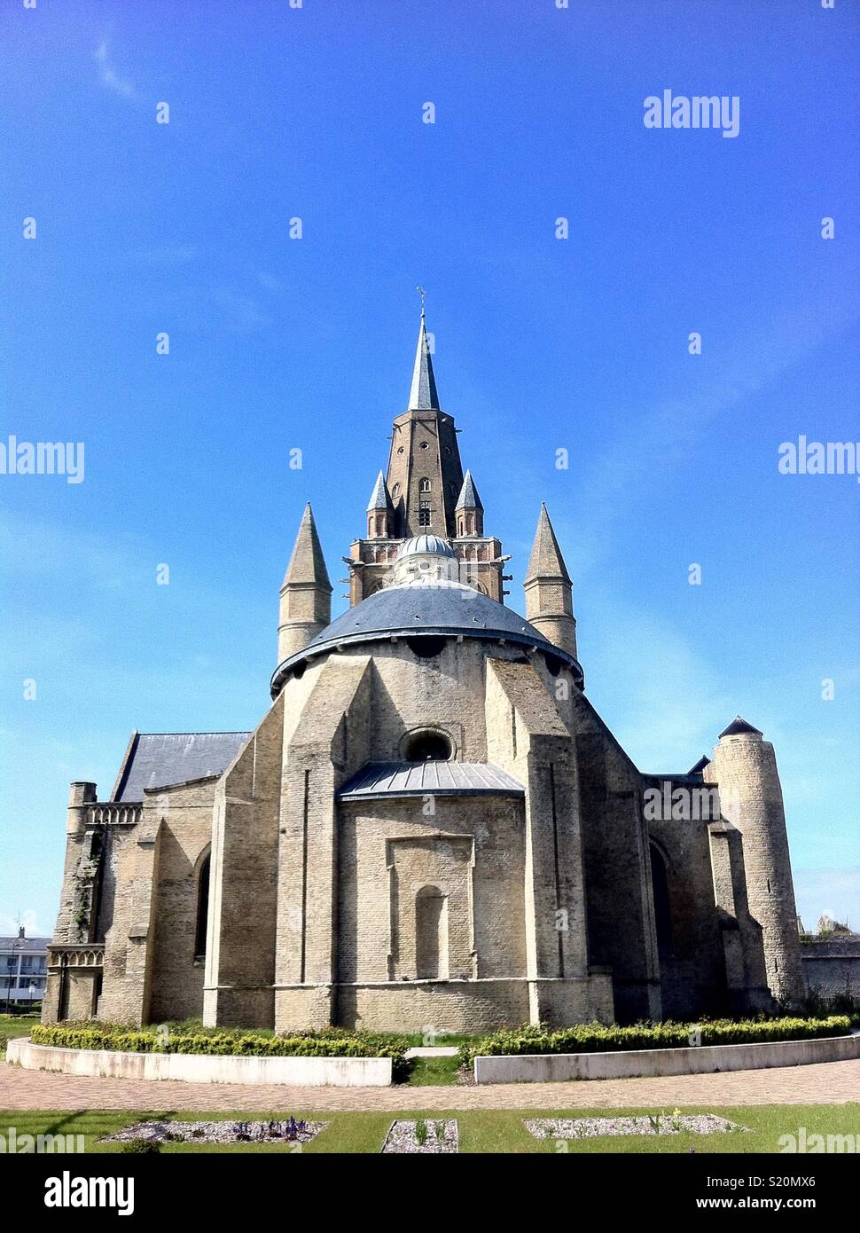 Église Notre-Dame de Calais Banque D'Images