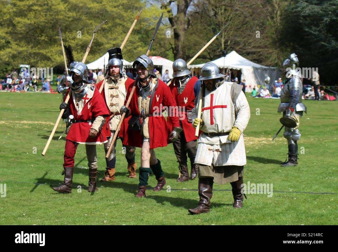 St George's Day Festival, Parc Wrest, Bedfordshire Banque D'Images