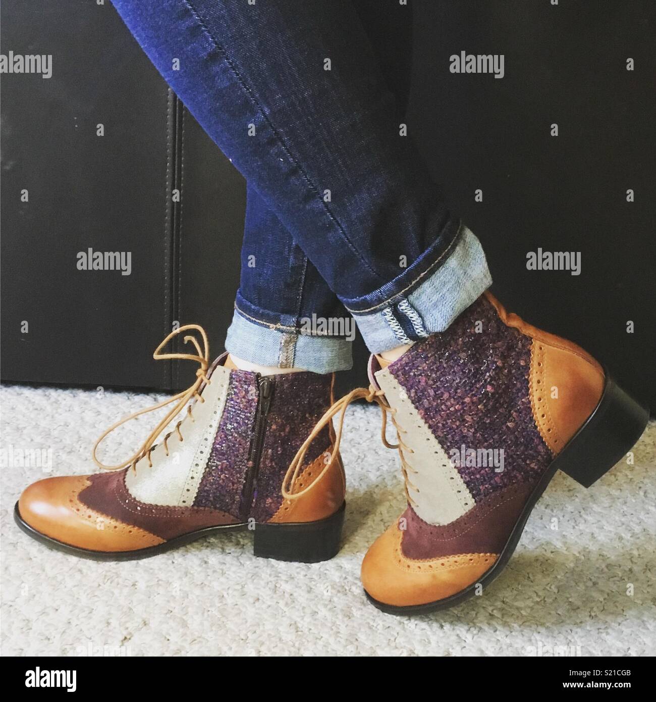 Brogue boots Banque de photographies et d'images à haute résolution - Alamy