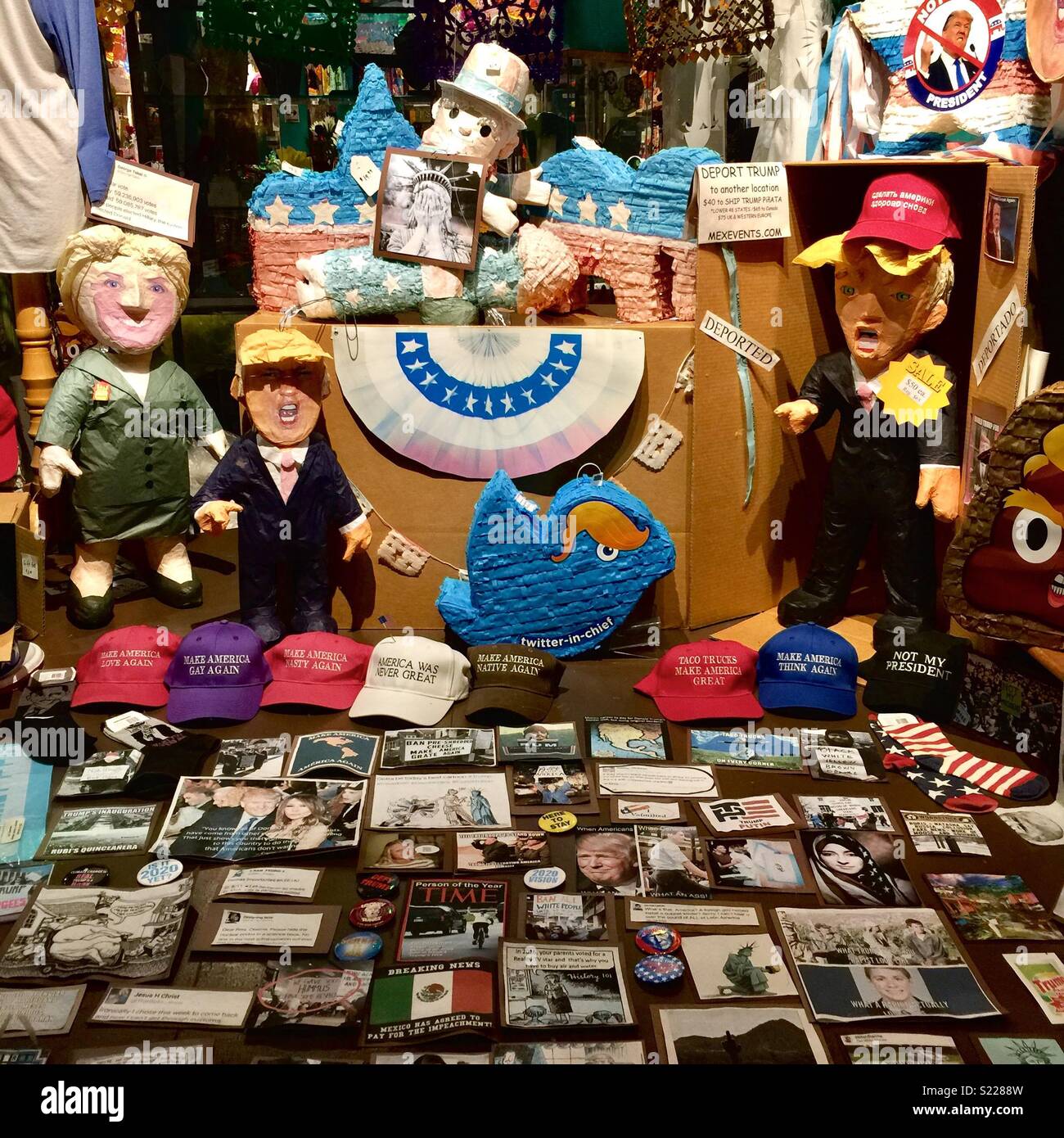 Pignon sur la rue de Valence dans le Mission District, San Francisco, Californie. - Image de stock capturée avec un smartphone