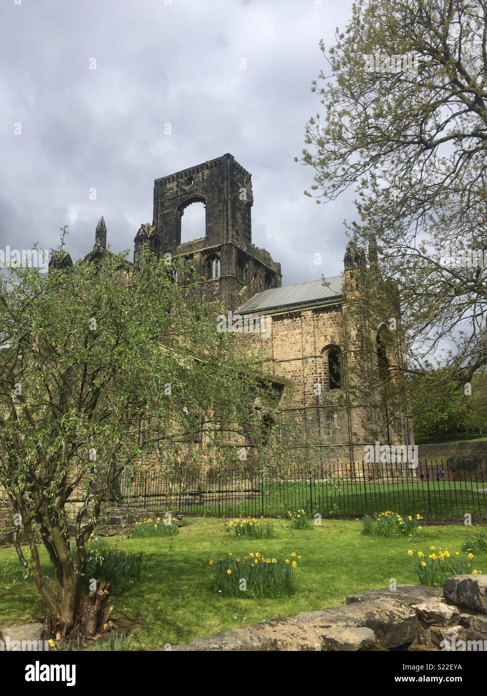 Kirkstall Abbey, Leeds Banque D'Images