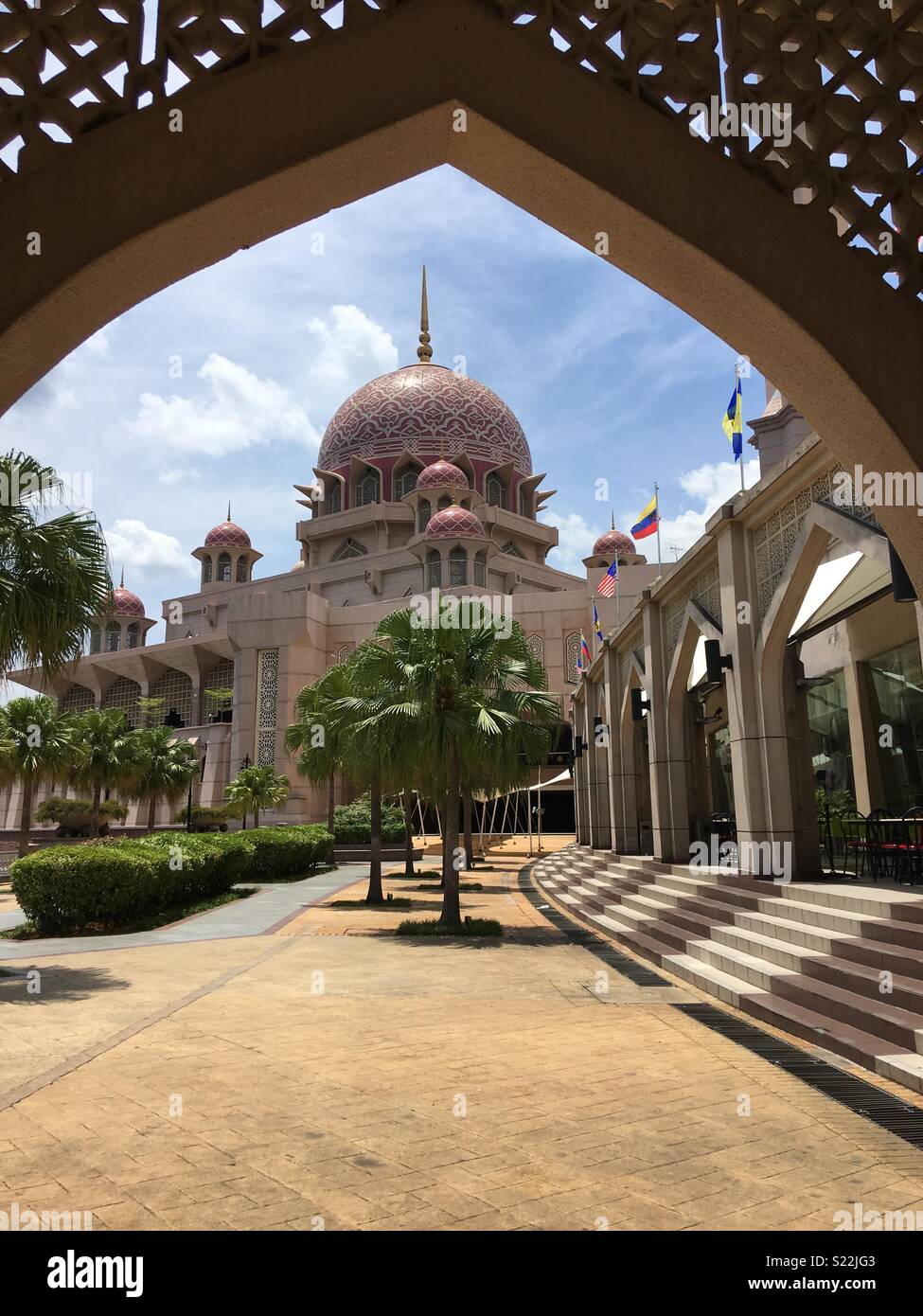 Mosquée de Putrajaya Banque D'Images