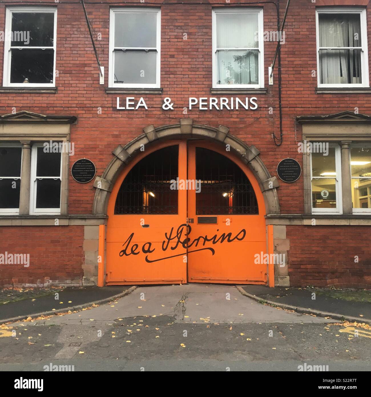 Lea & Perrins sauce Worcestershire Factory Banque D'Images