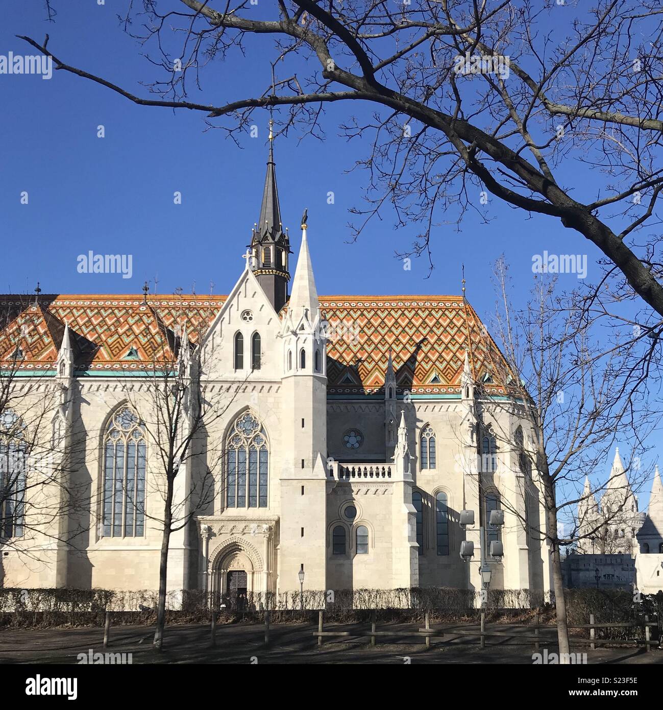 L'église Matthias, Budapest Banque D'Images