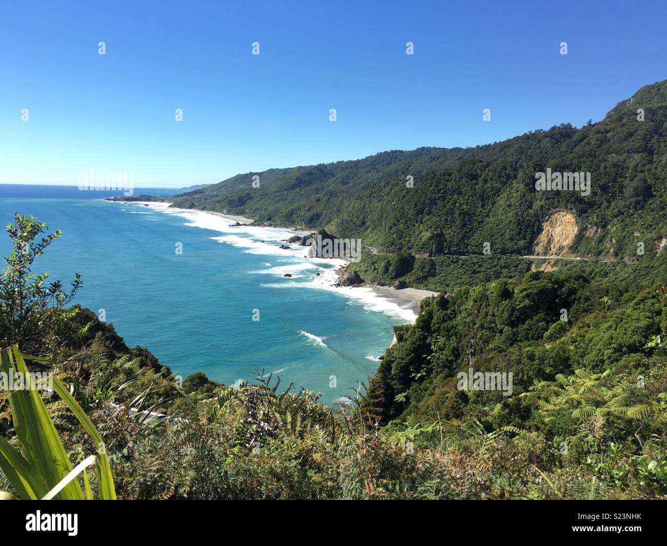 West coast NZ Banque D'Images