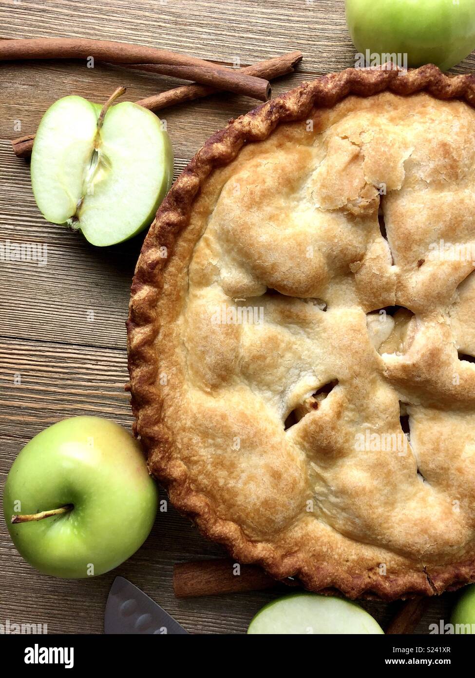 Tarte aux pommes Banque D'Images