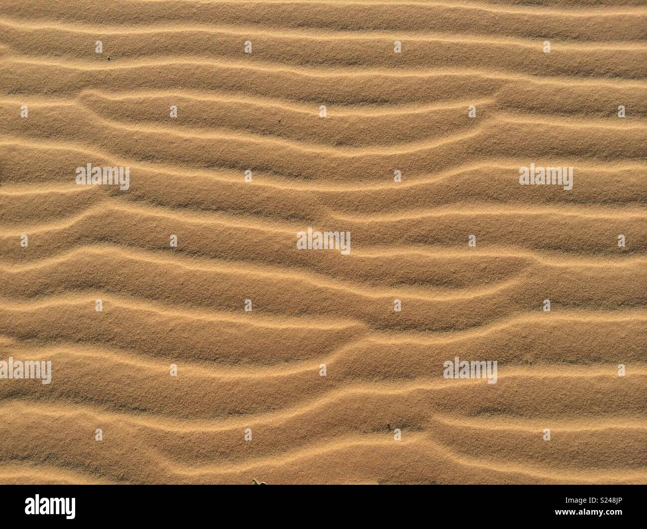Modèle naturel dans le sable du désert - Image de stock capturée avec un smartphone