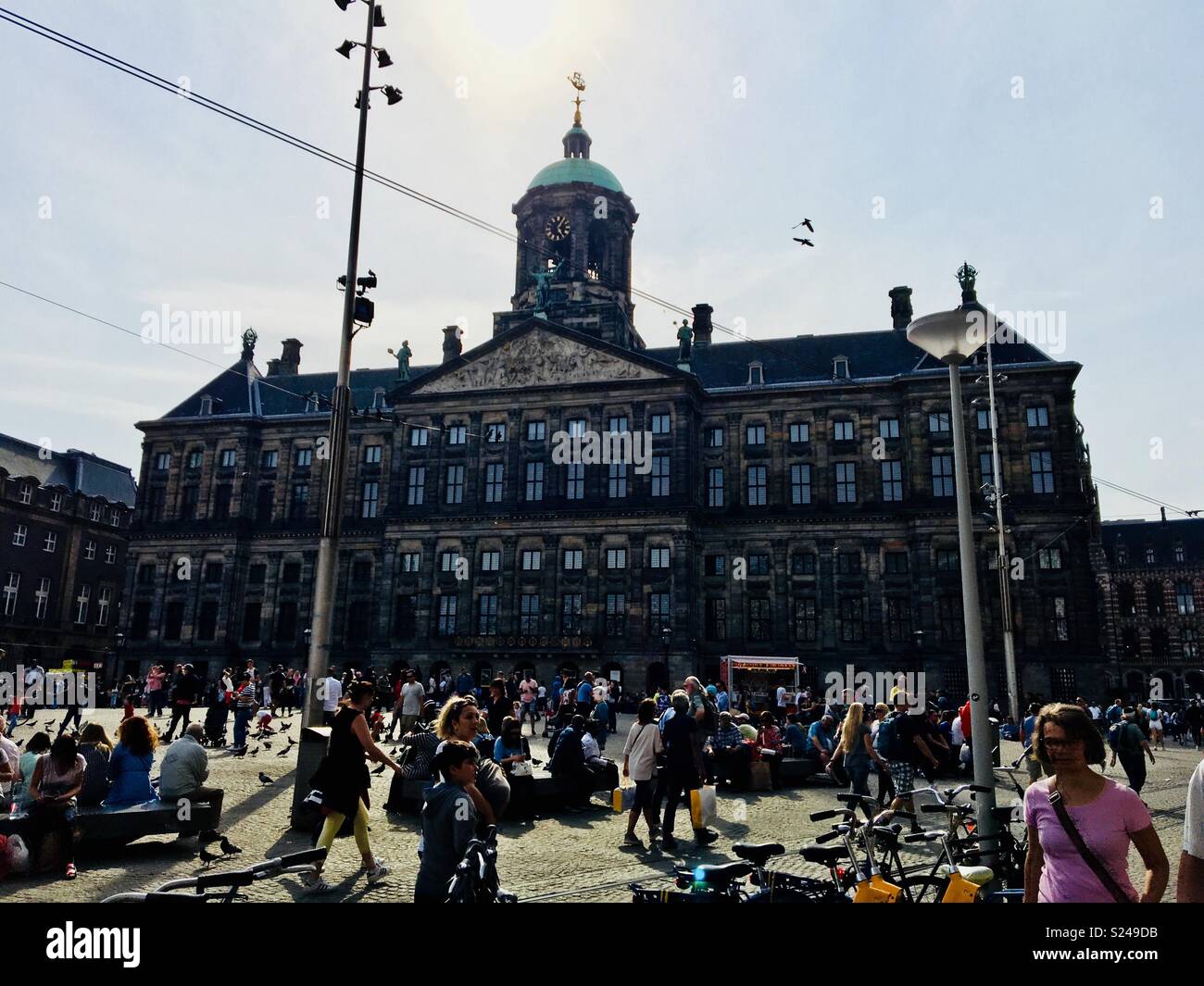Palais Royal à Amsterdam - Image de stock capturée avec un smartphone