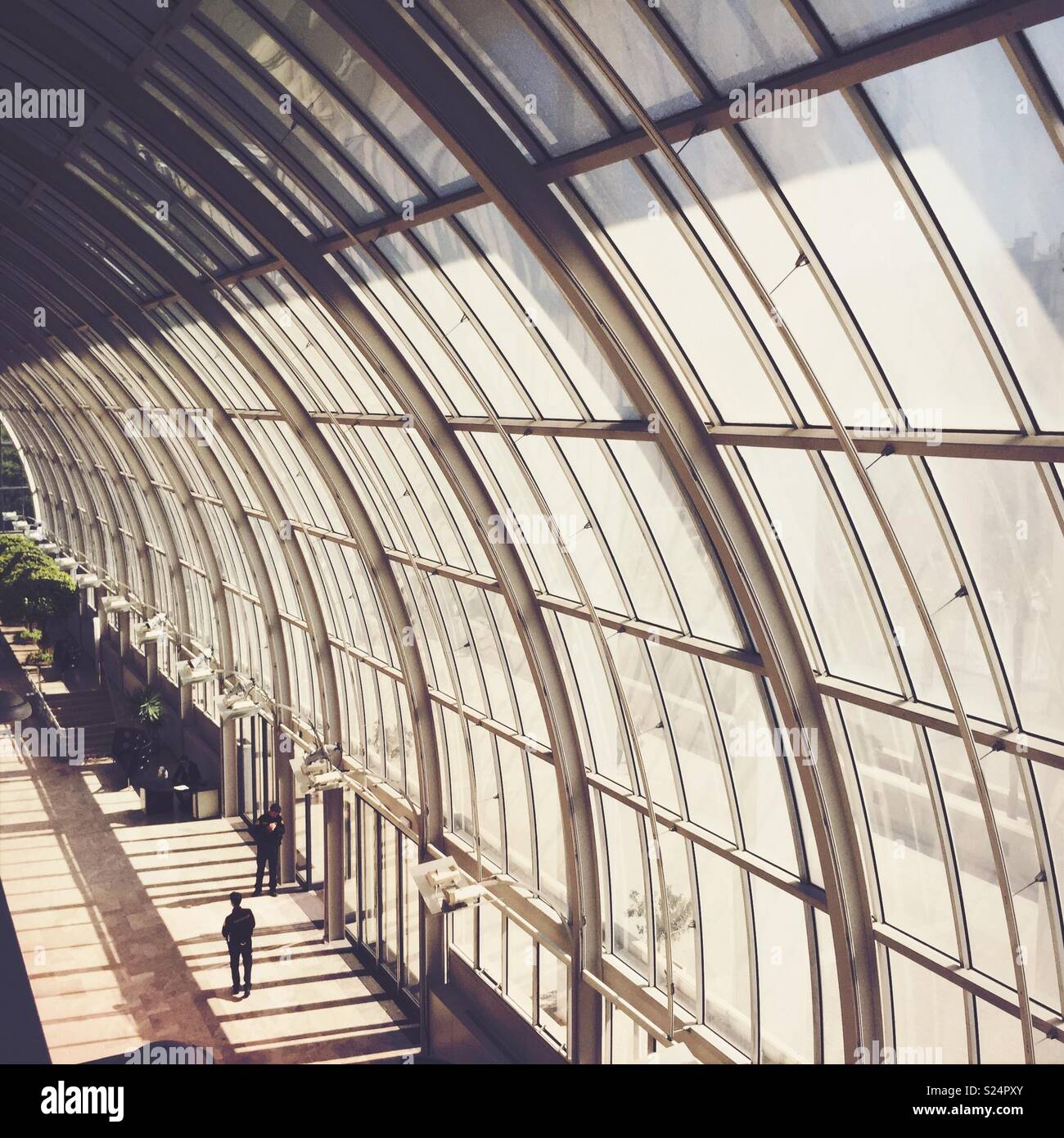 Intérieur du Palau de la Musica à Valencia - Image de stock capturée avec un smartphone