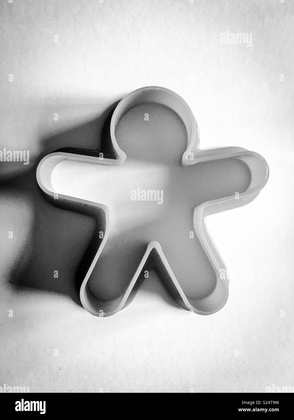 Gingerbread Man shape cutter Banque D'Images