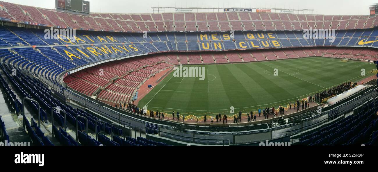 Camp Nou - Image de stock capturée avec un smartphone