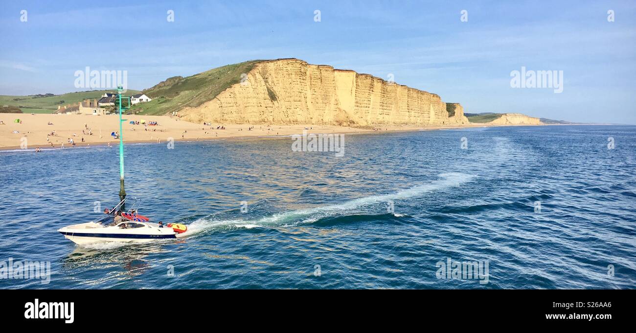 West Bay Bridport - Image de stock capturée avec un smartphone