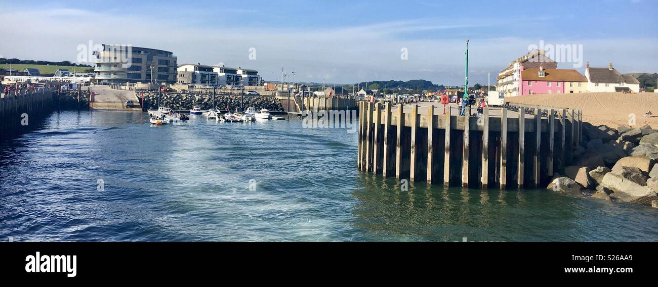 West Bay Bridport - Image de stock capturée avec un smartphone