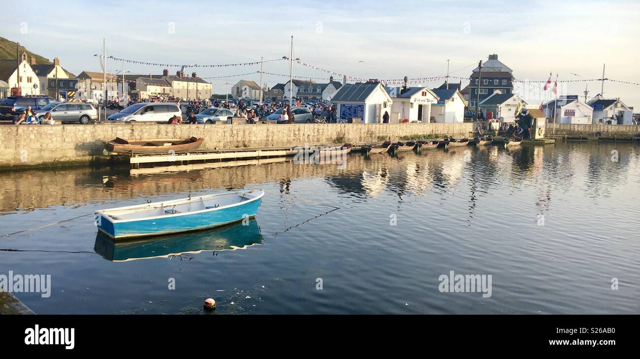 West Bay Bridport - Image de stock capturée avec un smartphone