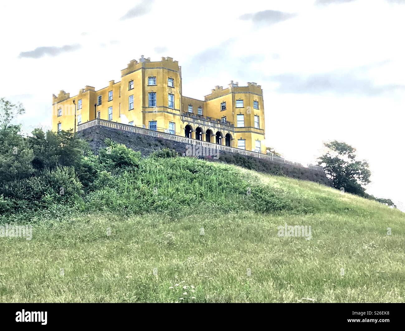 Big Yellow Dower House château stoke park Bristol Banque D'Images