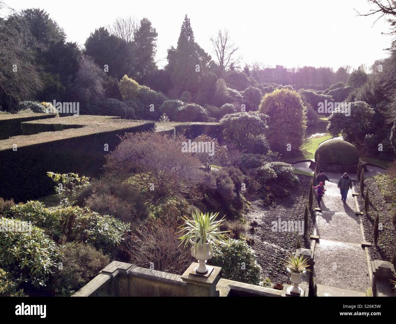 Biddulph Grange National Trust - Image de stock capturée avec un smartphone