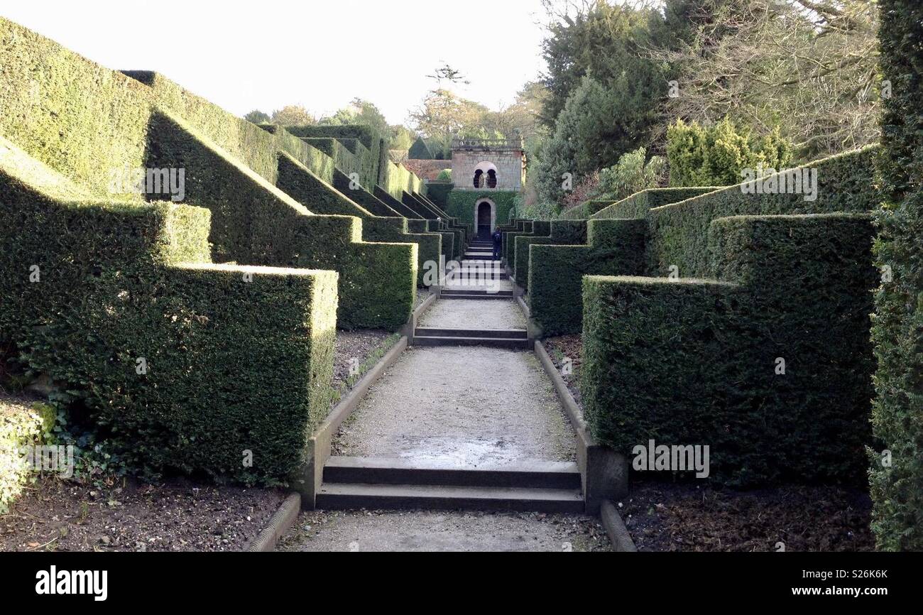 Biddulph Grange National Trust Stoke on Trent - Image de stock capturée avec un smartphone