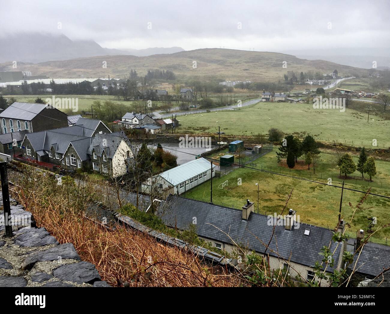 Blaenau Ffestiniog Railway - Image de stock capturée avec un smartphone