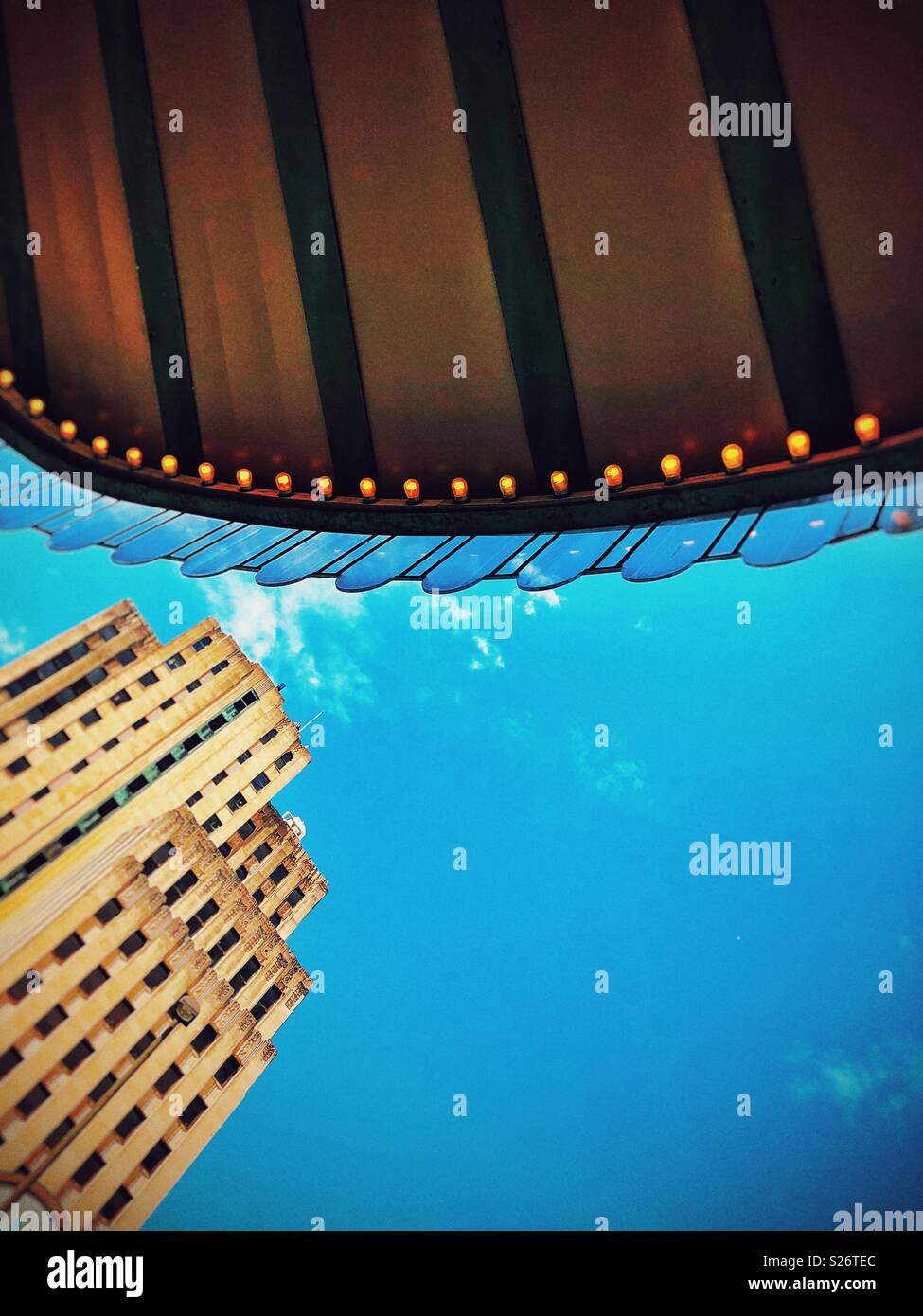 Theatre district à Tacoma, WA Banque D'Images