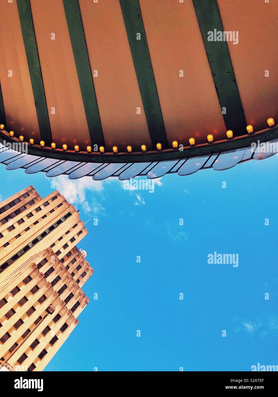 Theatre district à Tacoma, WA Banque D'Images