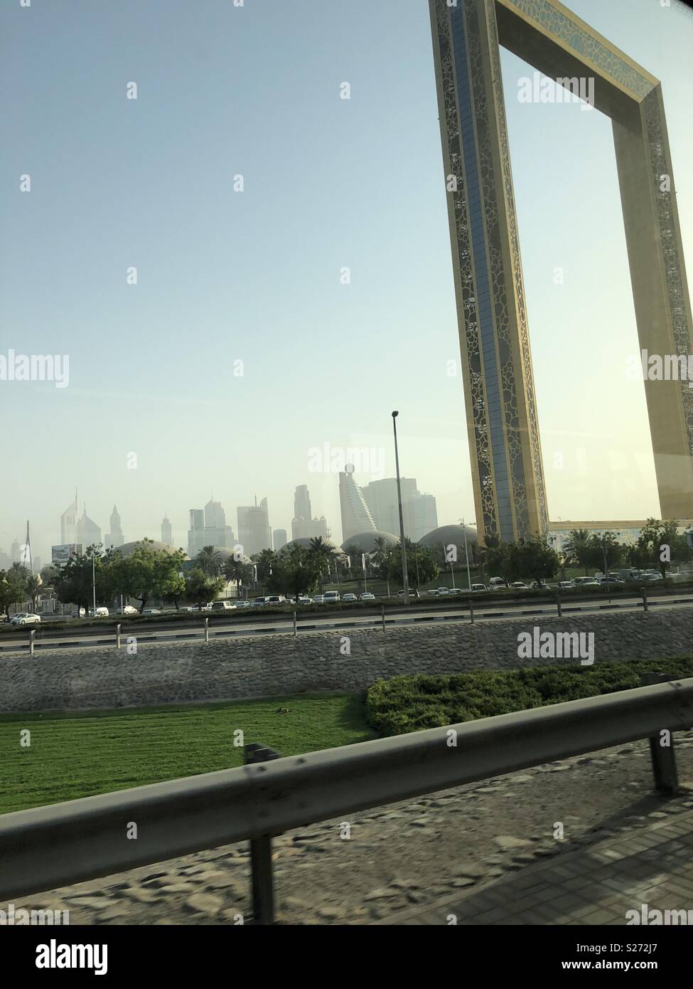 Le cadre de Dubaï Banque D'Images