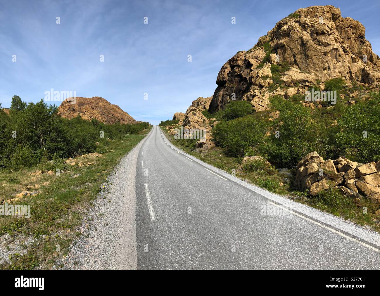 La route ouverte - Image de stock capturée avec un smartphone