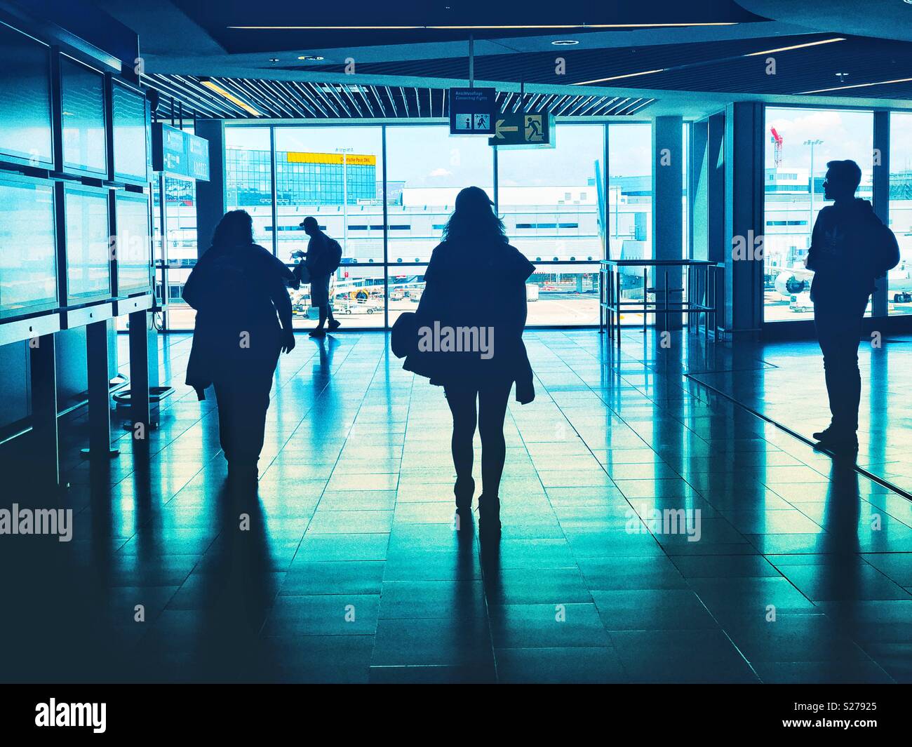 L'aéroport international de Francfort Banque D'Images
