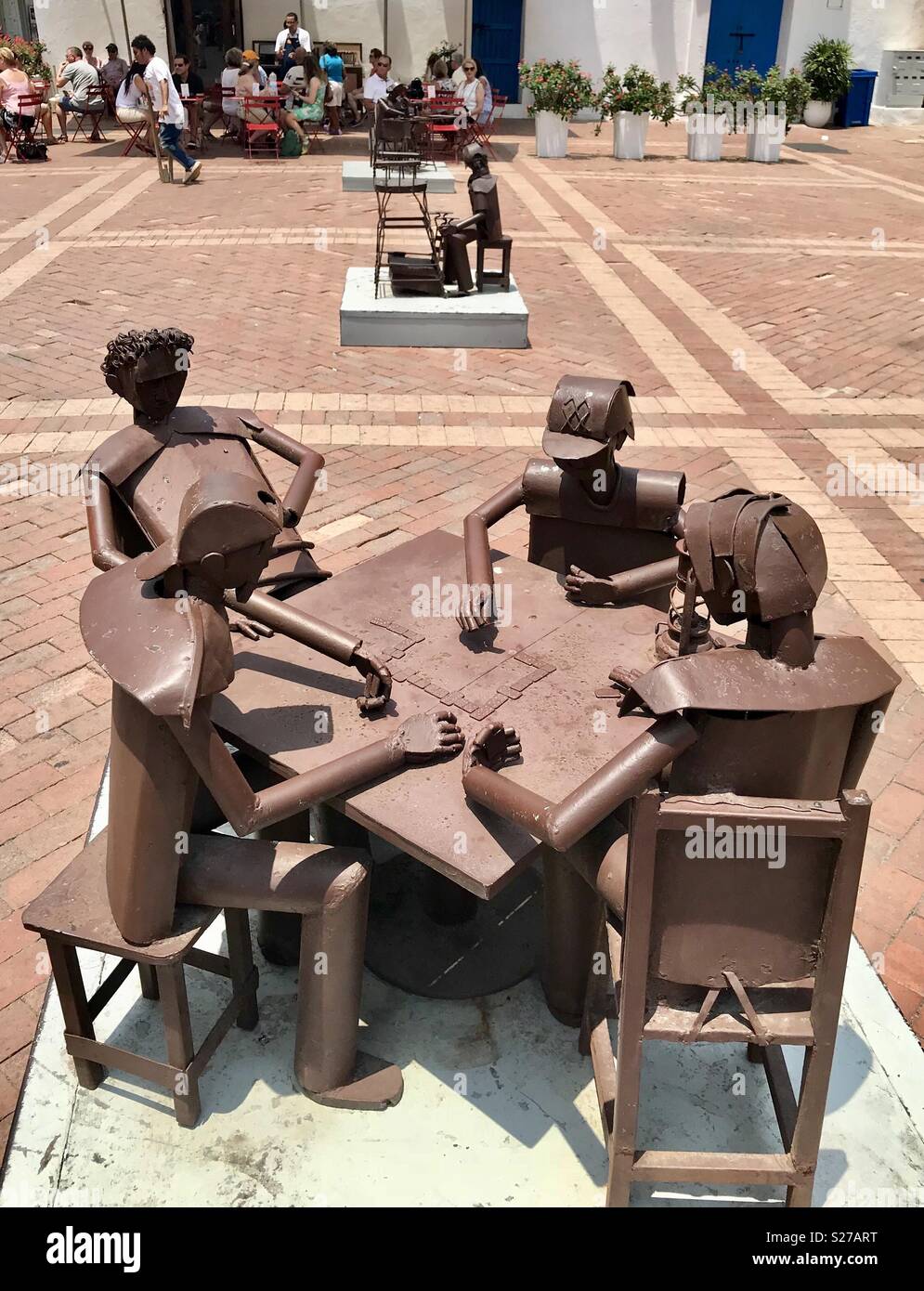 Sculptures de Cartagena - Image de stock capturée avec un smartphone