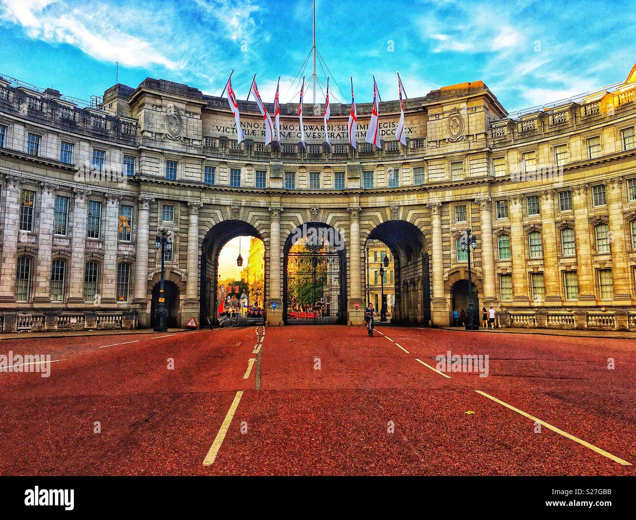 L'Admiralty Arch, London. Banque D'Images