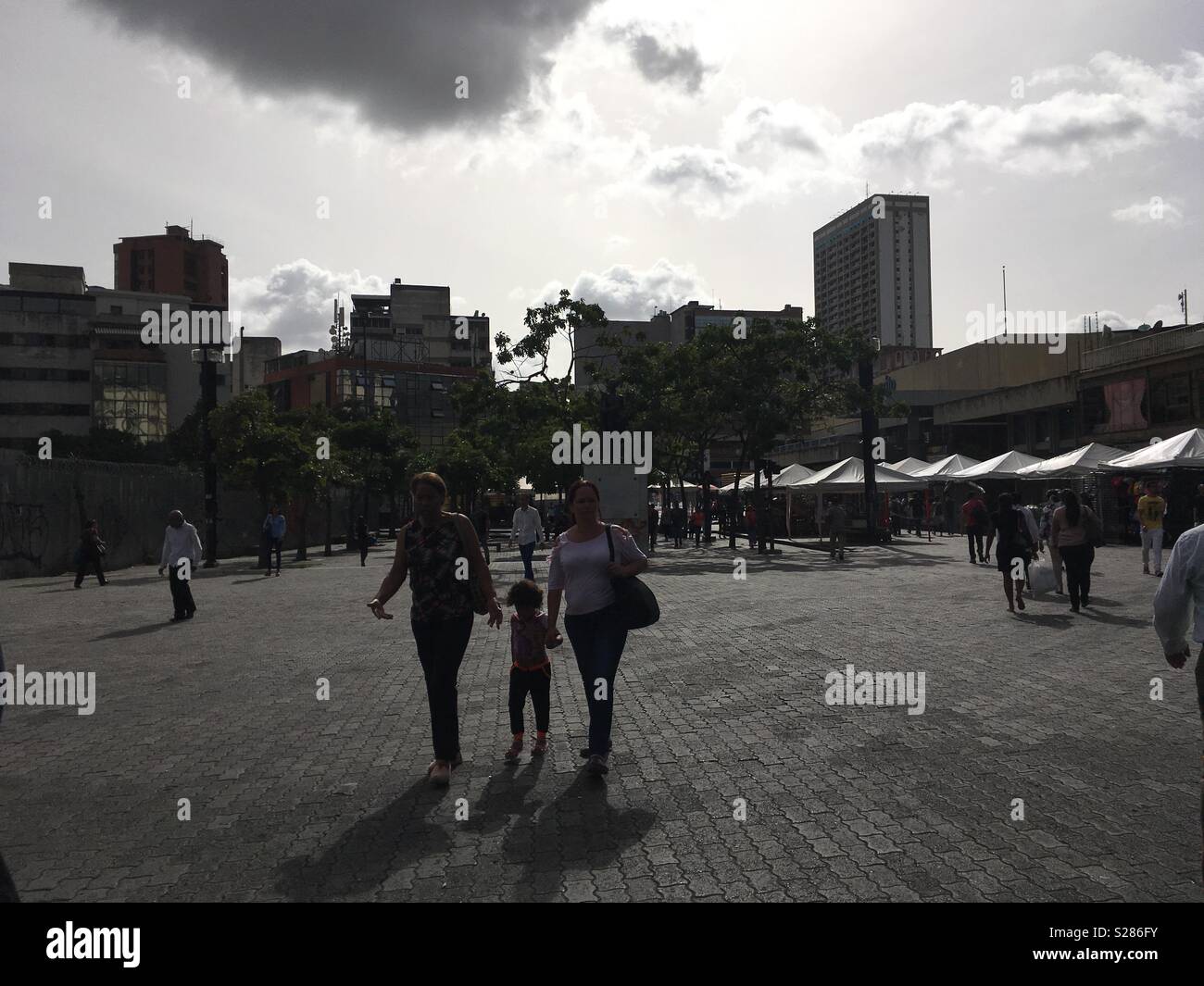 Plaza Luis Brion, Chacaito Domaine. Caracas de Sabana Grande. Vicente Quintero Banque D'Images