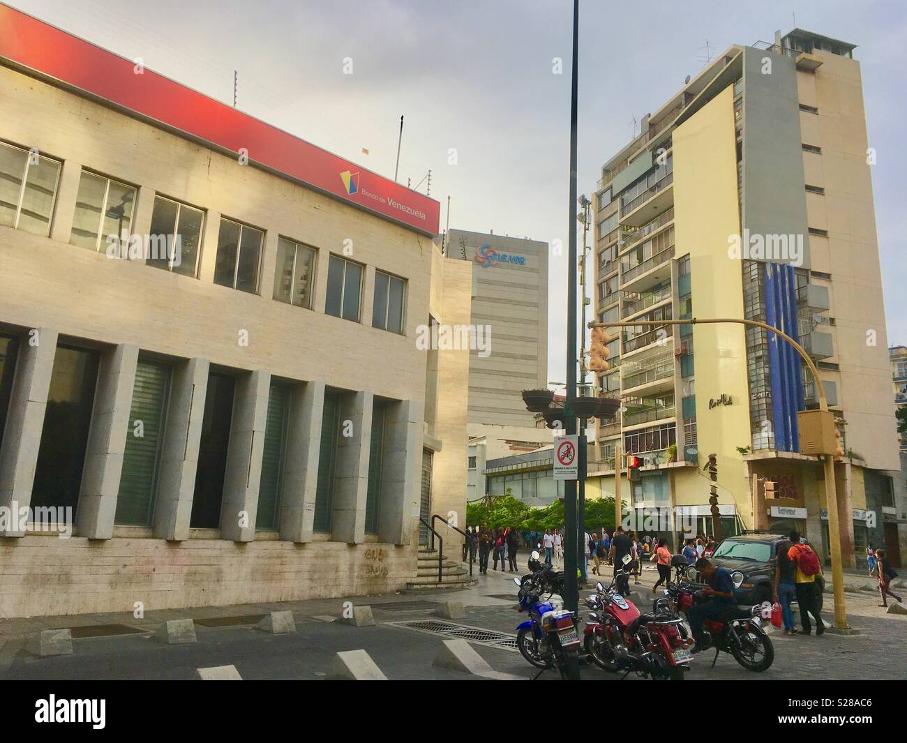 Le boulevard de Sabana Grande, Caracas venezuela 2018. Marcos Kirschstein et Vicente Quintero. Banque D'Images