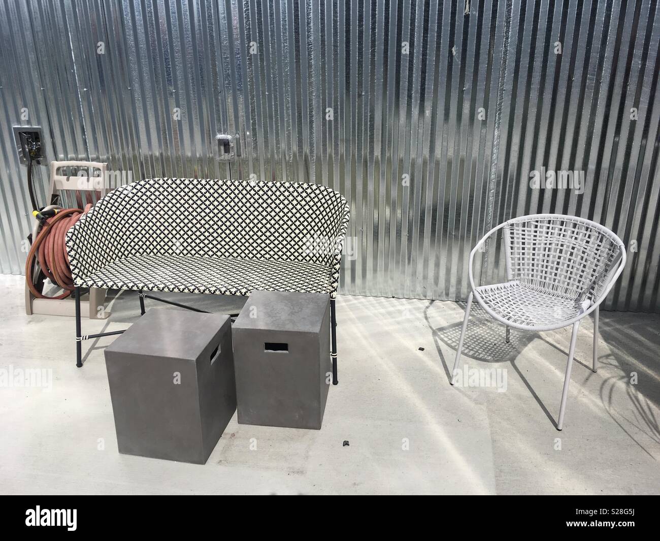 Mobilier extérieur - Image de stock capturée avec un smartphone