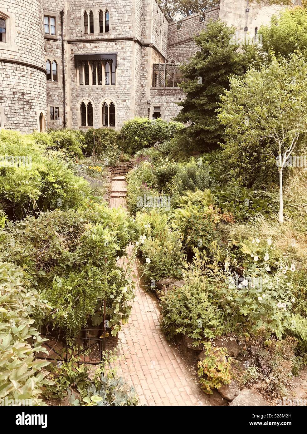 Le Château de Windsor, en Angleterre. - Image de stock capturée avec un smartphone