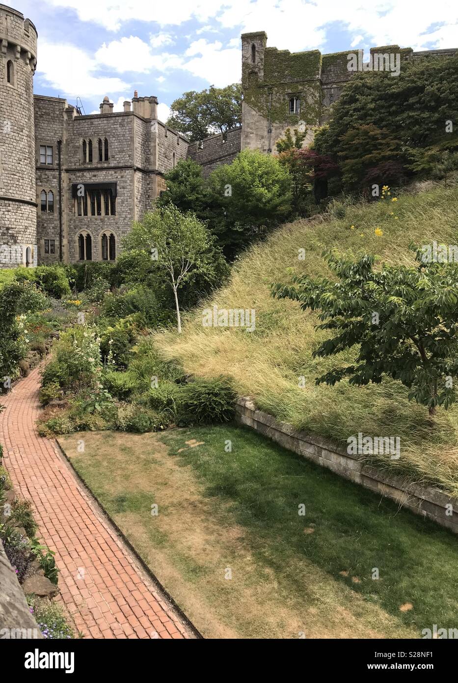 Le Château de Windsor, en Angleterre. - Image de stock capturée avec un smartphone